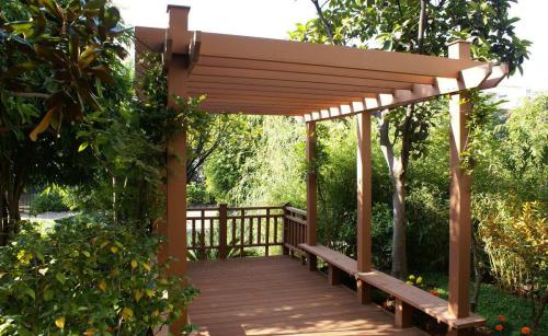 园林花架的选材和搭建要点